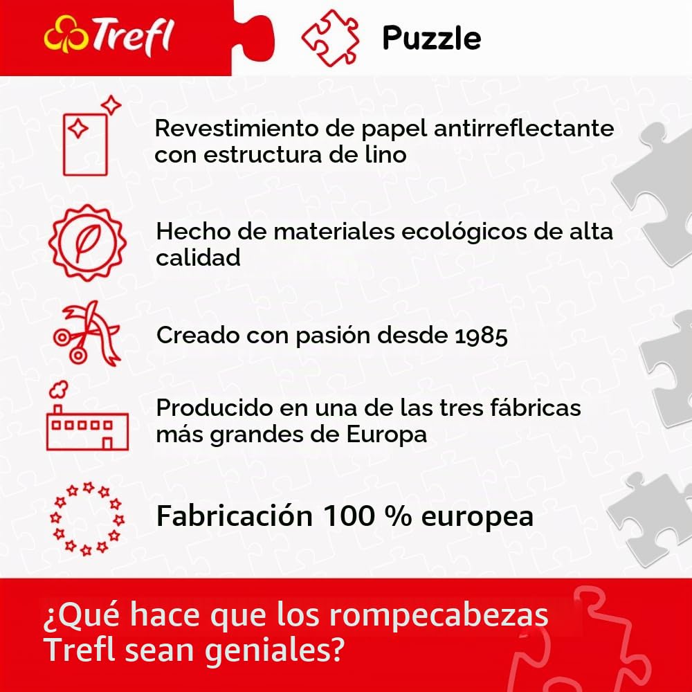 Trefl, Puzzle, Calle de París, de 6000 Piezas, para Adultos y niños a Partir de 15 años