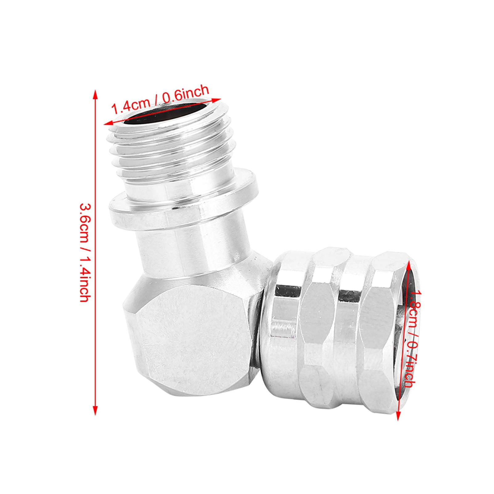 Gavigain Scuba Diving Dive Chrome Plated Brass Regulator Swivel Adapter Connector HIGH Strength Lightweight All Users