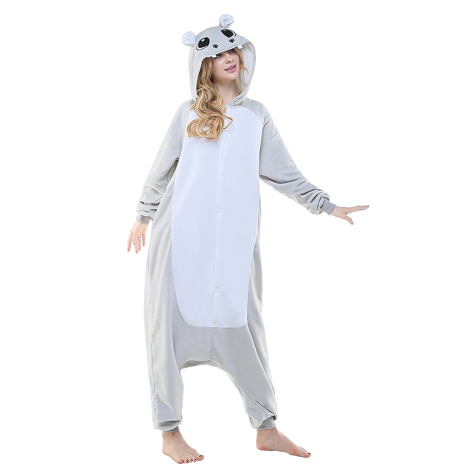 Pigiama Adulto Cosplay Animale Pyjamas Carnevale Onesies Pigiama Siamesi Abbigliamento Pagliaccetto Natale Tutina Unisex Gioco di Ruolo Monopezzi