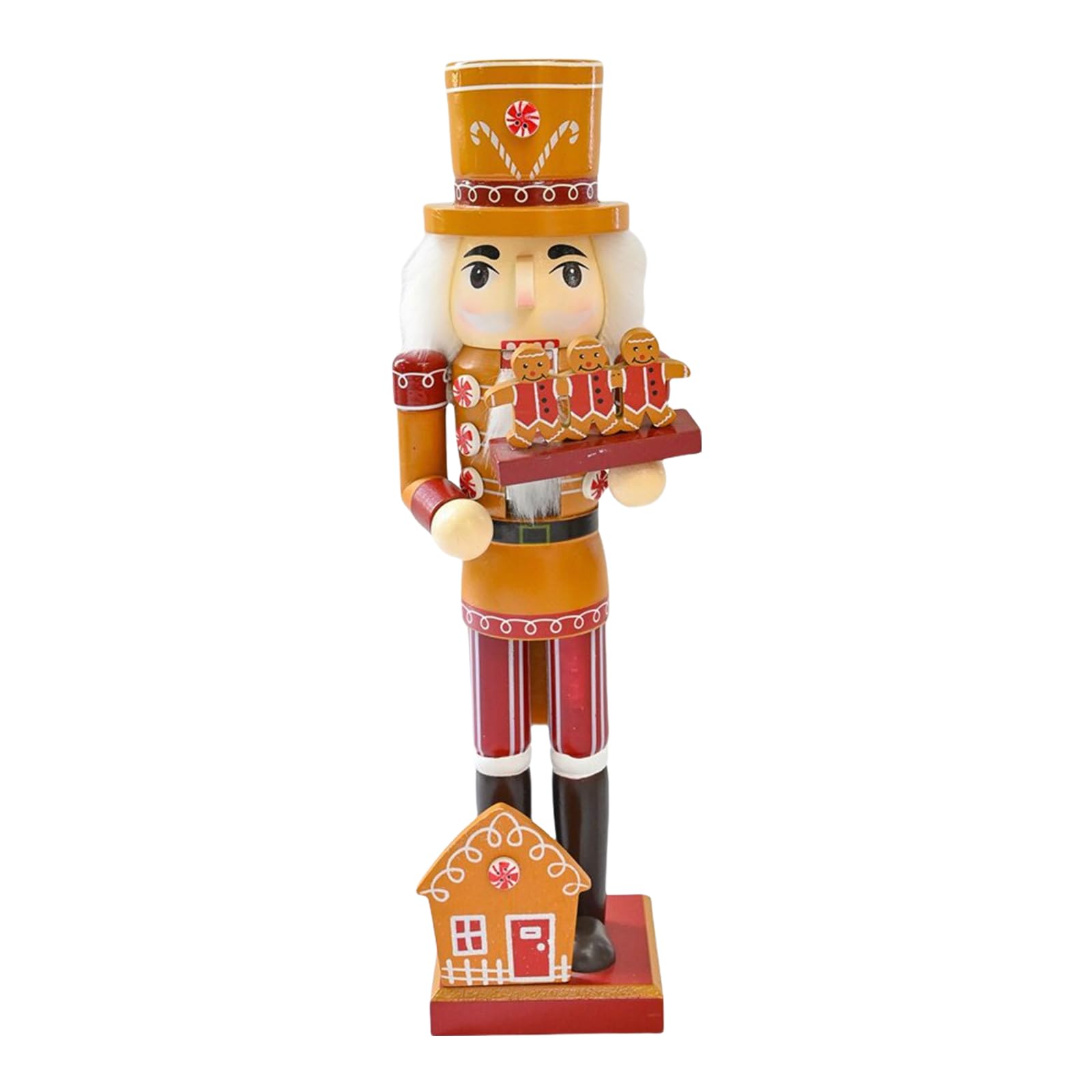 Elnwnnkc F Enchanting Wood Nutcrackers Collection Wood Nutcrackers Soldier Ornament Traditional Christmas Decoration Or Estival Soldiers