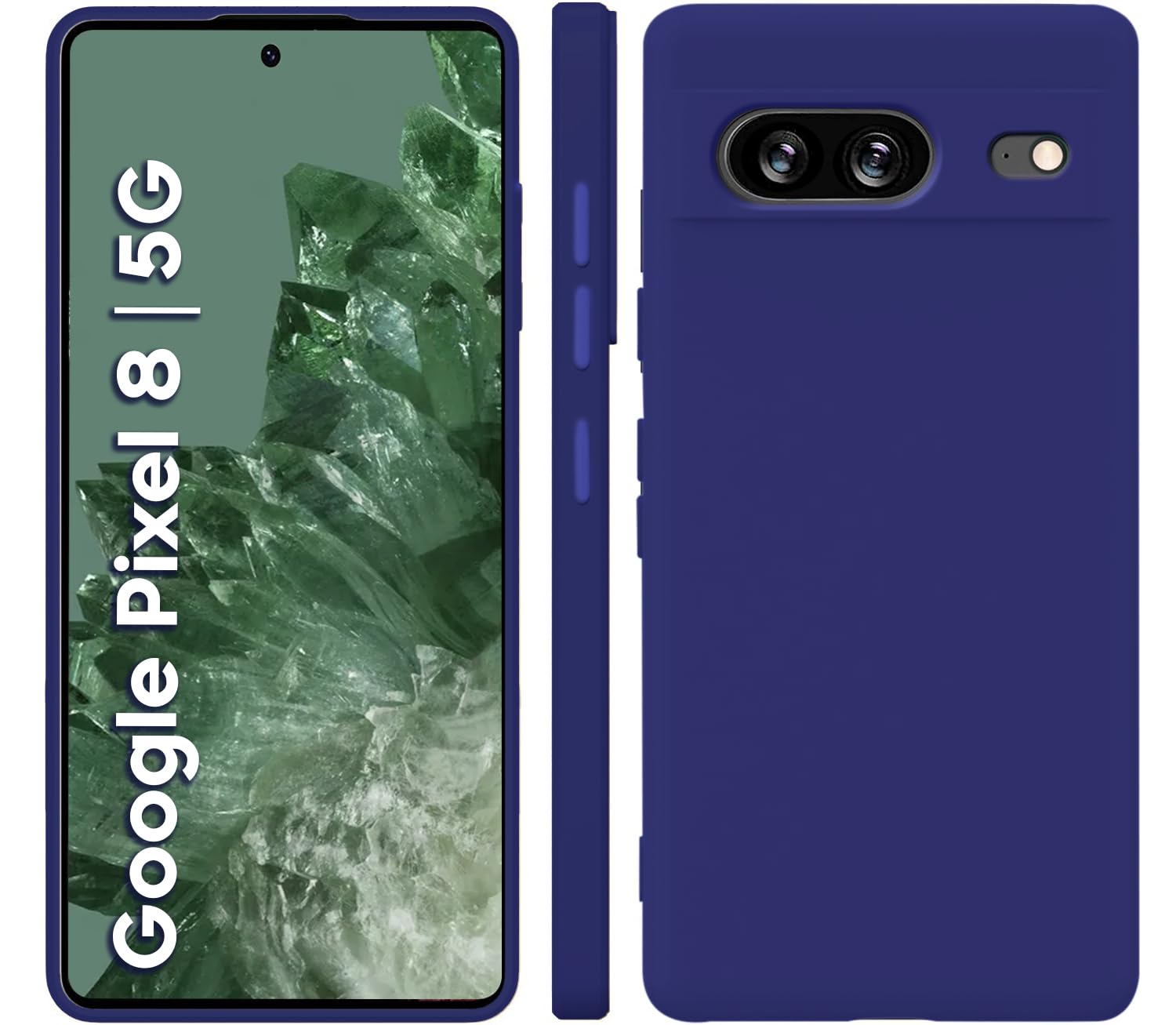 TRUEUPGRADE Compatible with Google Pixel 8 Back Cover Case, Liquid Silicone Cover, Full Body Protective Cover, Shockproof, Slim Phone Cover, Anti-Scratch Soft Microfiber Lining - Blue (B0CT3FR3DF) Amazon Price History, Amazon Price Tracker