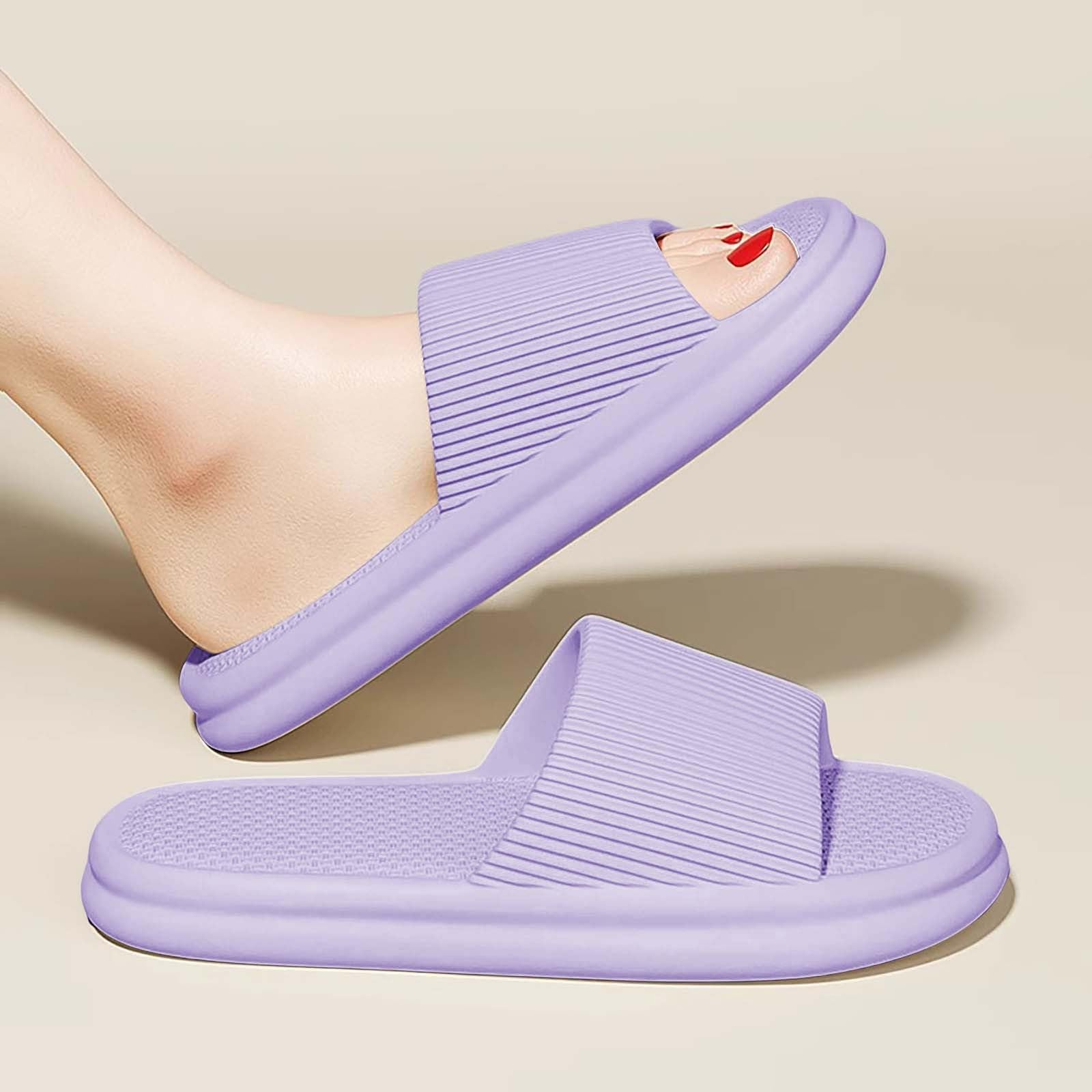 Ciabatte Casa Estive Unisex Con Zeppa - Pantofole Uomo Antiscivolo Comode