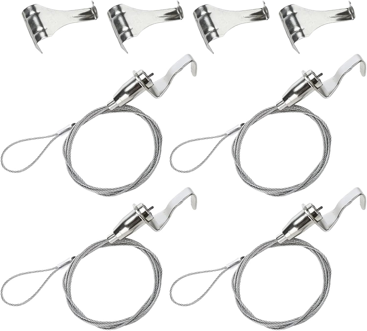 The Style Sutra 4 Pieces Picture Rail Hanging System Accessories DIY Crafting Parts Hardware 0.5 m|Crafts | Multi-Purpose Craft Supplies | Stencils & Templates