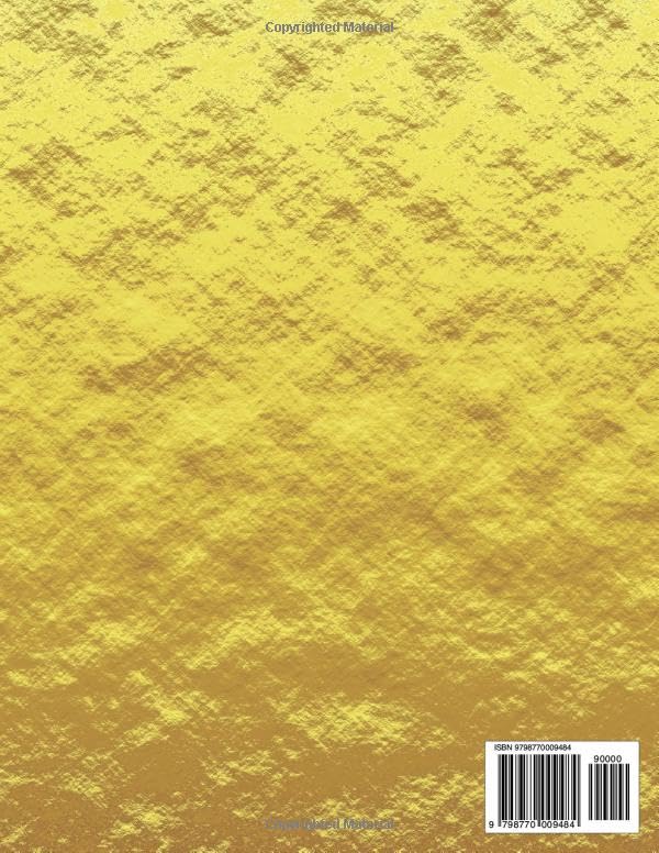 Gold texture Cover Sketch Book: Notebook for Drawing, Writing, Painting, Sketching or Doodling | 8.5" x 11" | Size: 200 pages image 3