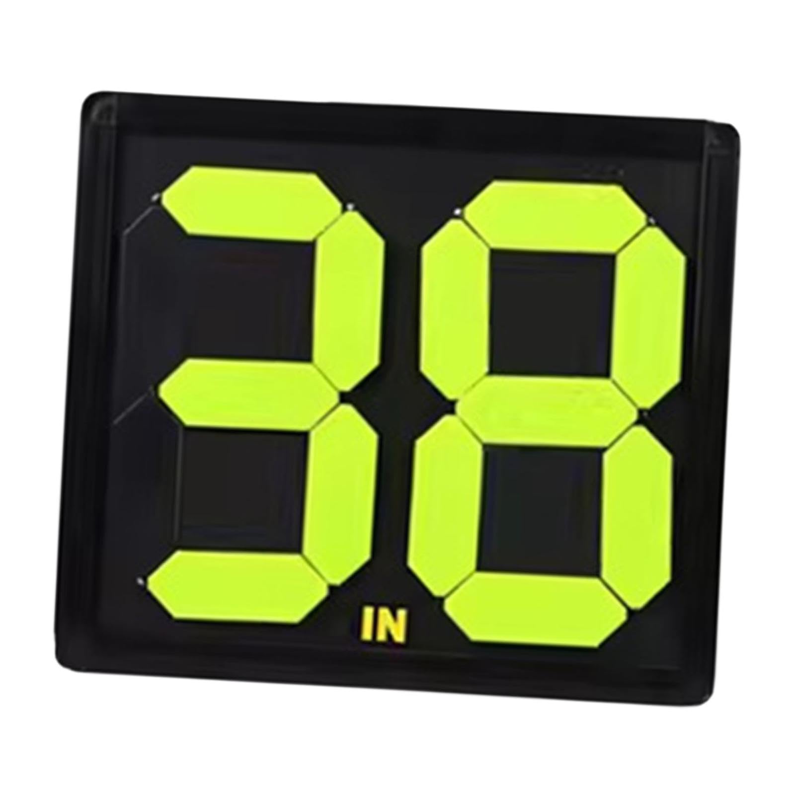 Yiju Soccer Football Substitution Board Referee Scoreboard Portable Professional Referee Score Cards Digital Substitution Board