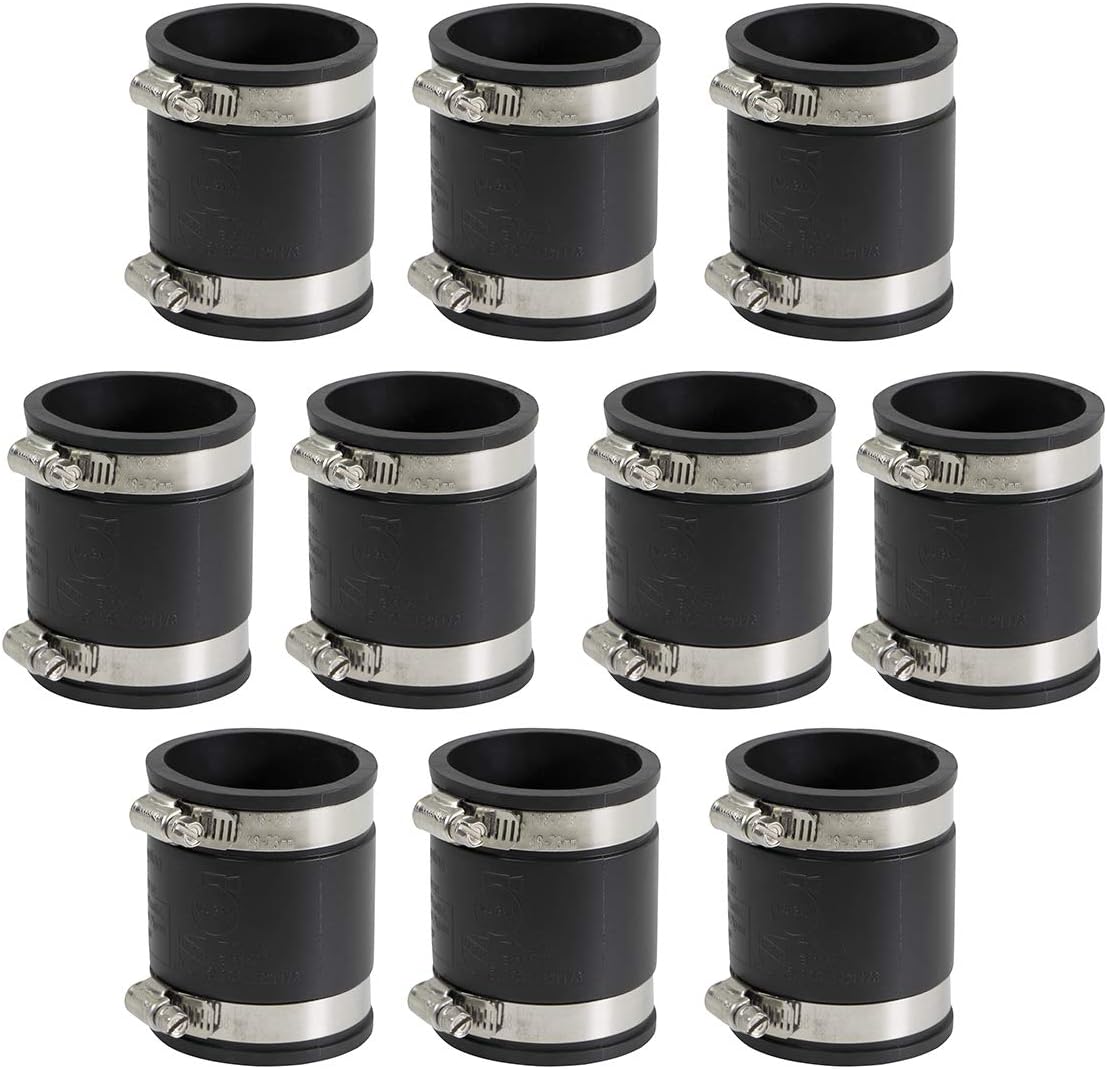 6I47x10 Flexible Coupling, 2, Black