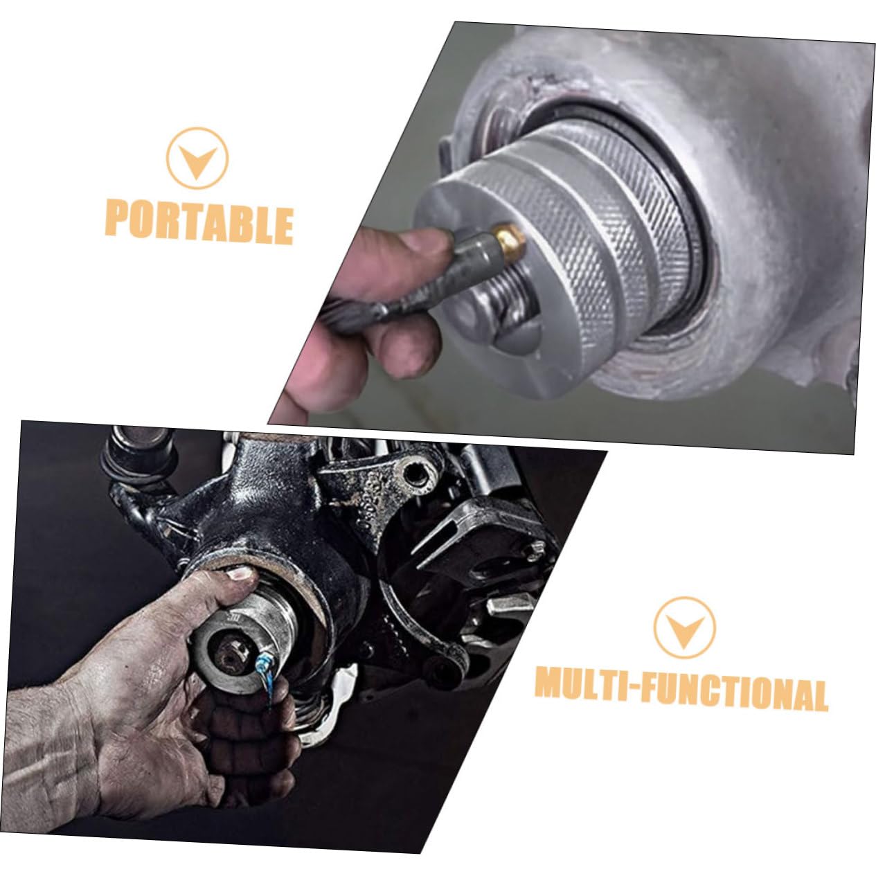 PartyKindom Wheel Bearing Grease Tool Greaser for Car Wheel Bearings Durable Design Lightweight and Portable Convenient Automotive Lubrication Maintenance Tool