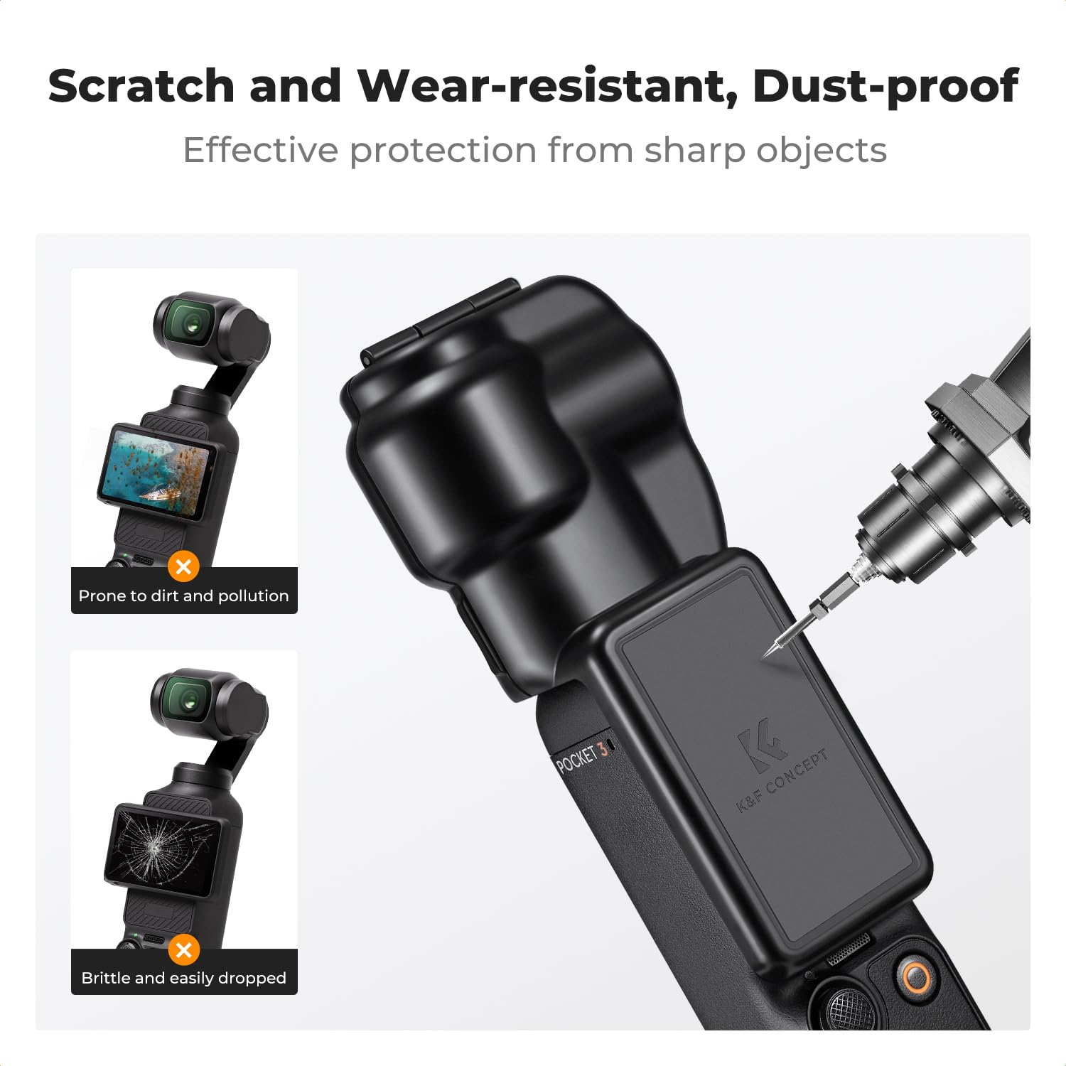 Étui De Protection Pour DJI Osmo Pocket 3 - Coque Rigide Avec Rembourrage - Range-filtres Et Microphone - Compact Et Portable