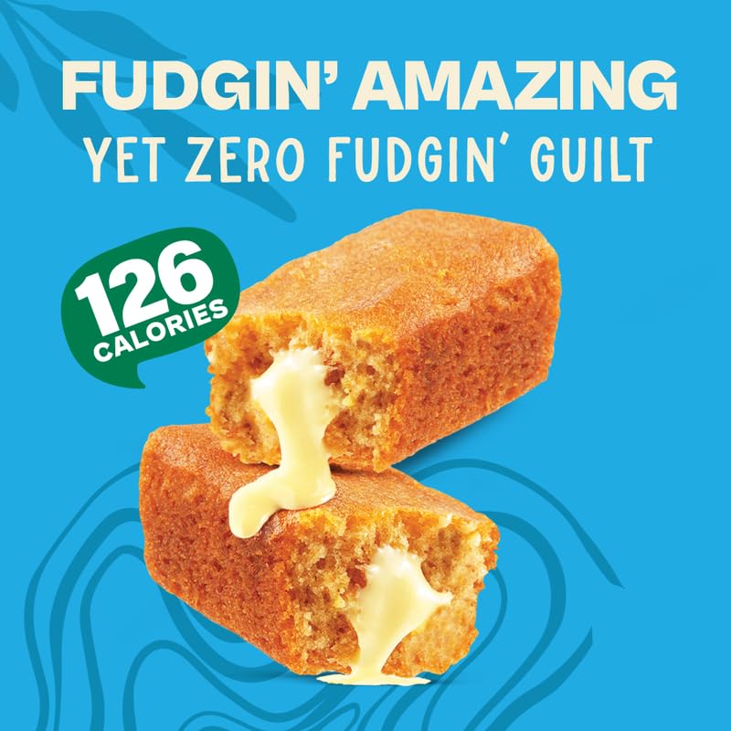Image of Wholy Madagascar Vanilla Center Filled Eggless Cake | Baked with Jaggery | Real Vanilla Extract | No Maida | No Palm Oil | No Preservatives | High Fiber | Low Cal | Wholegrain | Moist Soft Snack Cake - 32g (Pack Of 12)