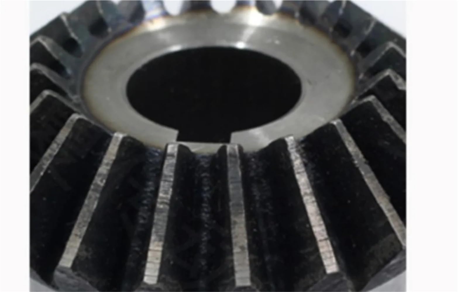 Geradkegelrad aus Stahl, Kegelrad 1,5 Modul 20 Zähne 8–16 mm Bohrung 90 Grad Stahlschraube M5 2 Stück(14mm)