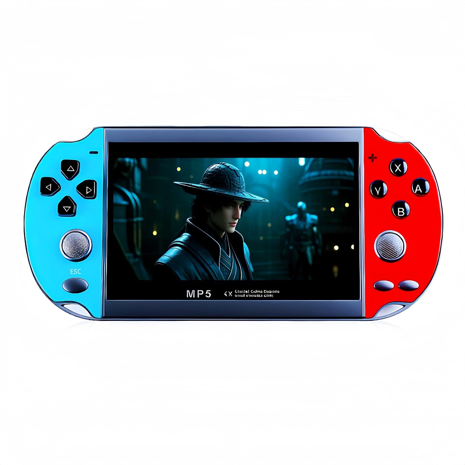 HLF Color Video Game Console 4.3 inch Dual Joystick Built-in 3000 Retro Games Support Arcade CPS/gba/gbc/gb/SFC/fc Video/Music/E-Book AV Out