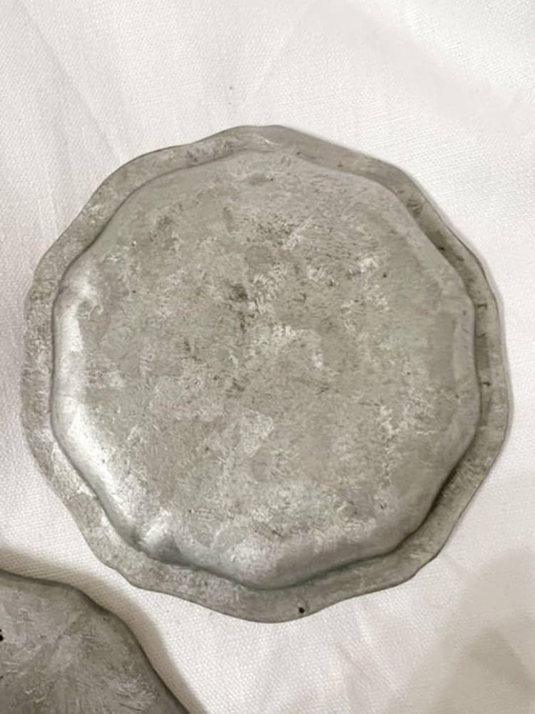 co+fe コフェ　アルミ　花リムオーバルコンポート　21cm 未使用 co+fe コフェ アルミ 花リムオーバルコンポート 21cm 未使用