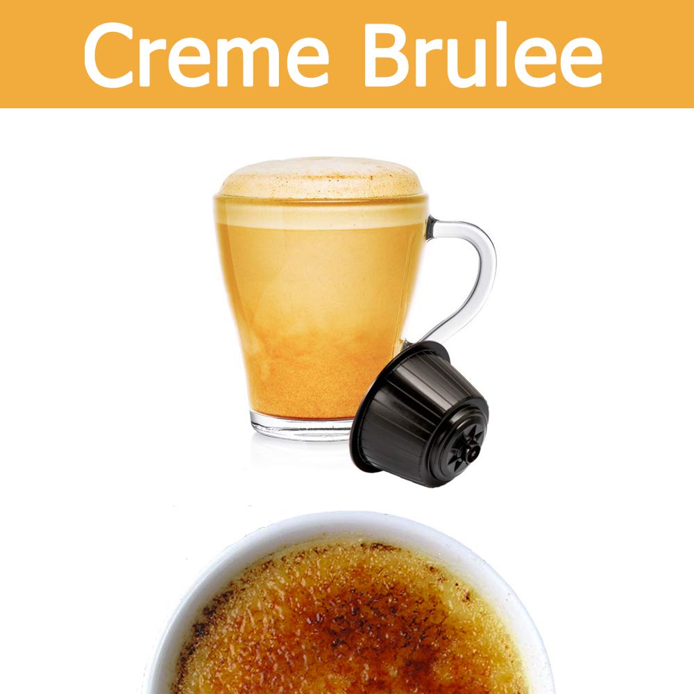 KICKKICK® 16 kapsułek Nescafé Dolce Gusto Creme Brulee – kompatybilne z Dolce Gusto