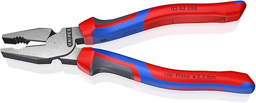 Miniatura 2 de KNIPEX Herramientas - Alicates combinados de alto apalancamiento, multicomponente (202200), 8 pulgadas