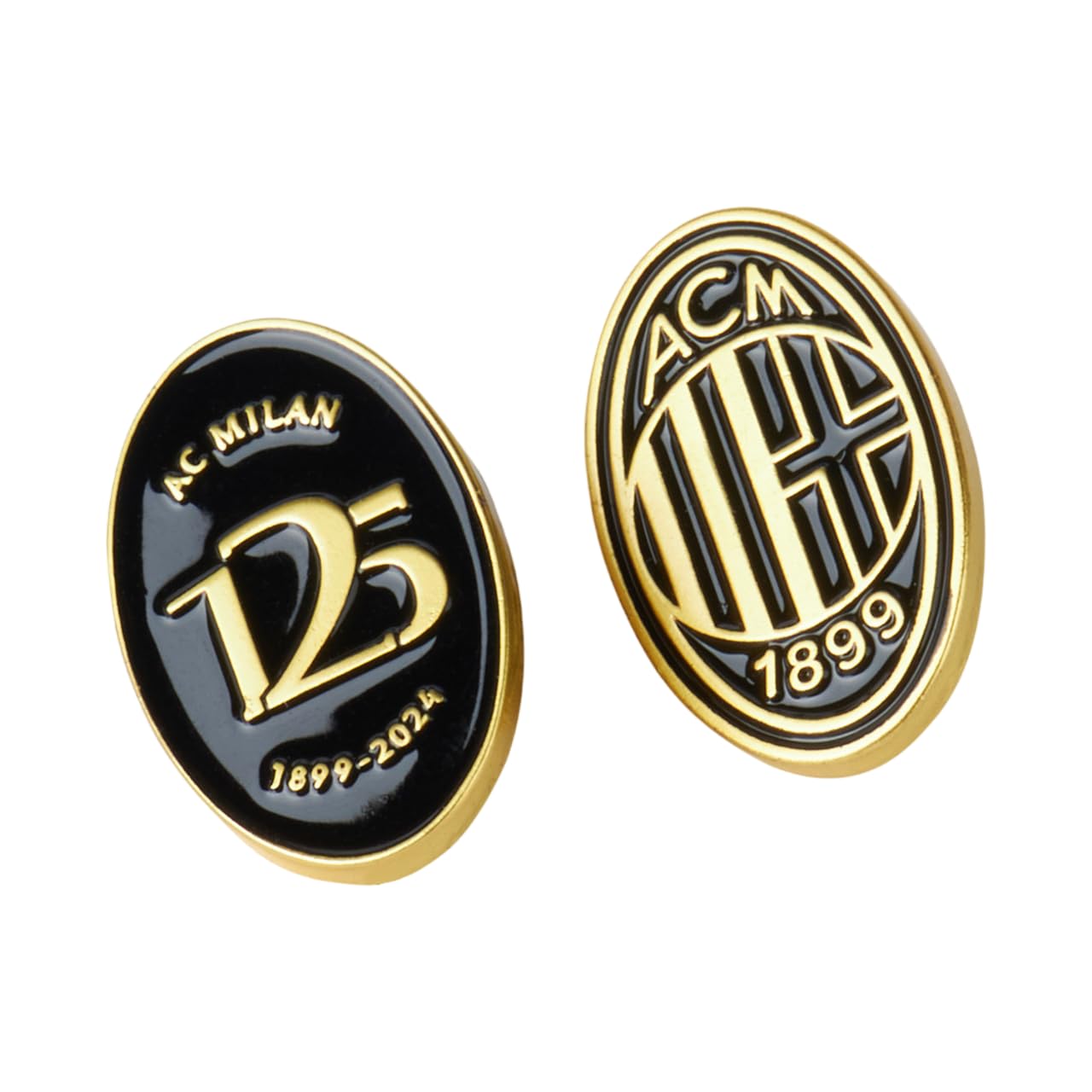 AC Milan Pin 125 aniversario del club, producto oficial, Metal, No Gemstone