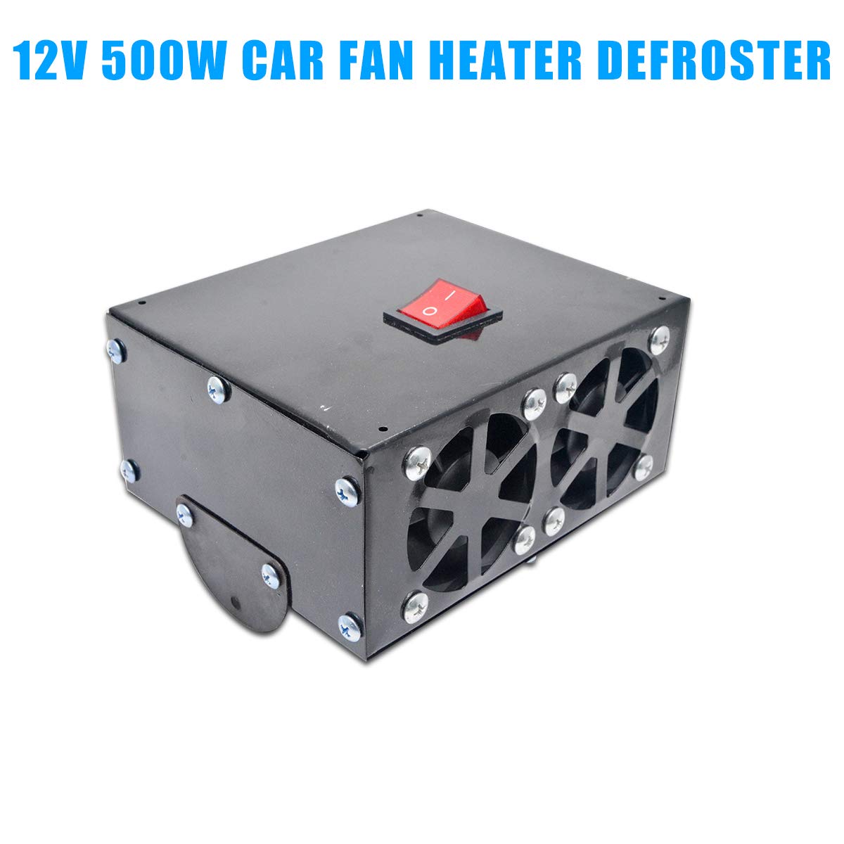 12V 400-600W Auto Heizlüfter Defroster, Baceyong Anti-Fog Heizung Mini-Autoheizung, Windschutzscheibe Demister Fenster Lüfter, Auto Winter Windschutz Demister, Geringes Rauschen 2 Ports Warmlüfter