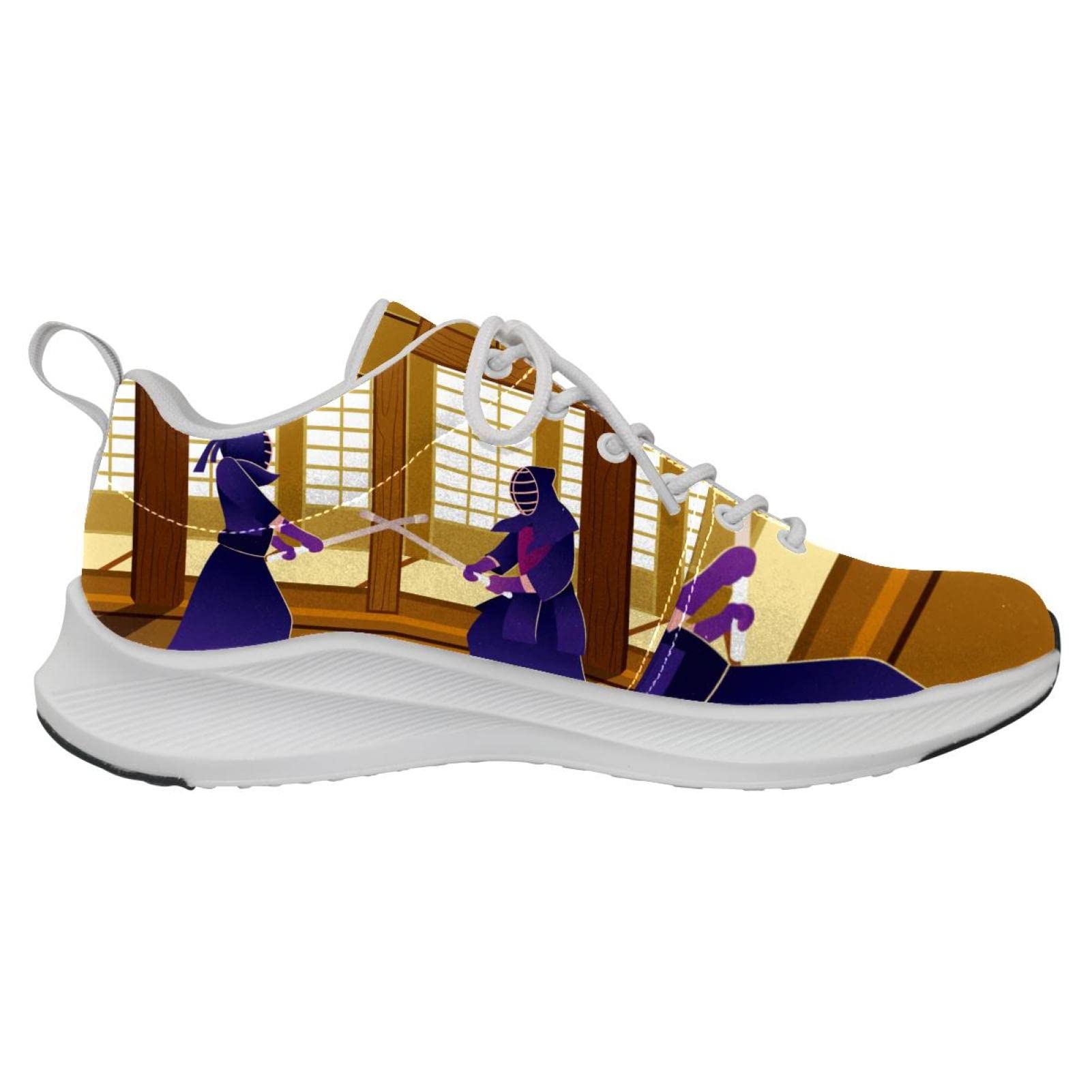 Scarpe da ginnastica uomo personalizzate Scarpe da passeggio leggere in esecuzione Sneakers casual sportive giapponesi Kendo Dojo