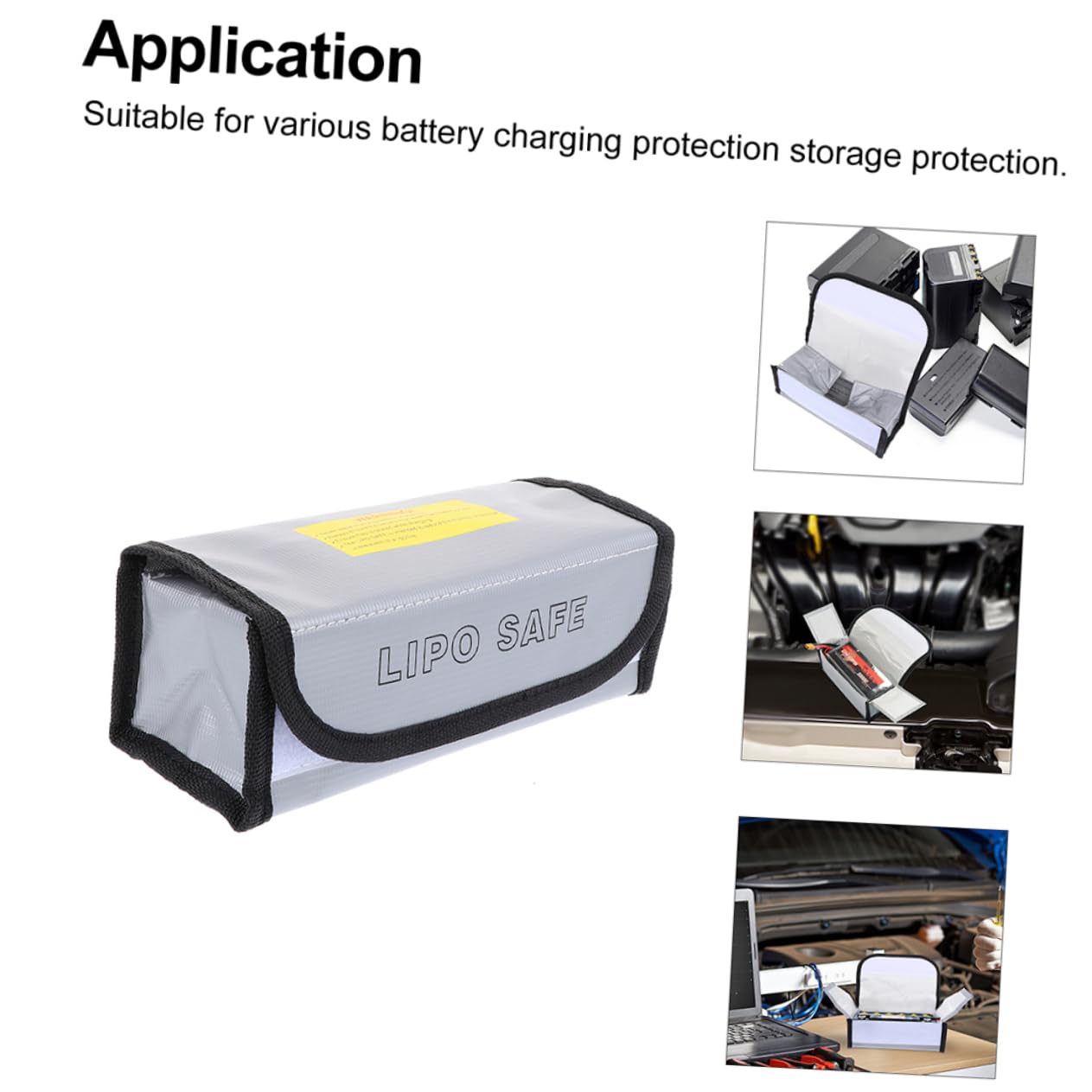 Tofficu 3 Set Di Borse Per Batterie Ignifughe Per Batterie Ricaricabili Custodia Di Sicurezza 2 Pezzi * 3