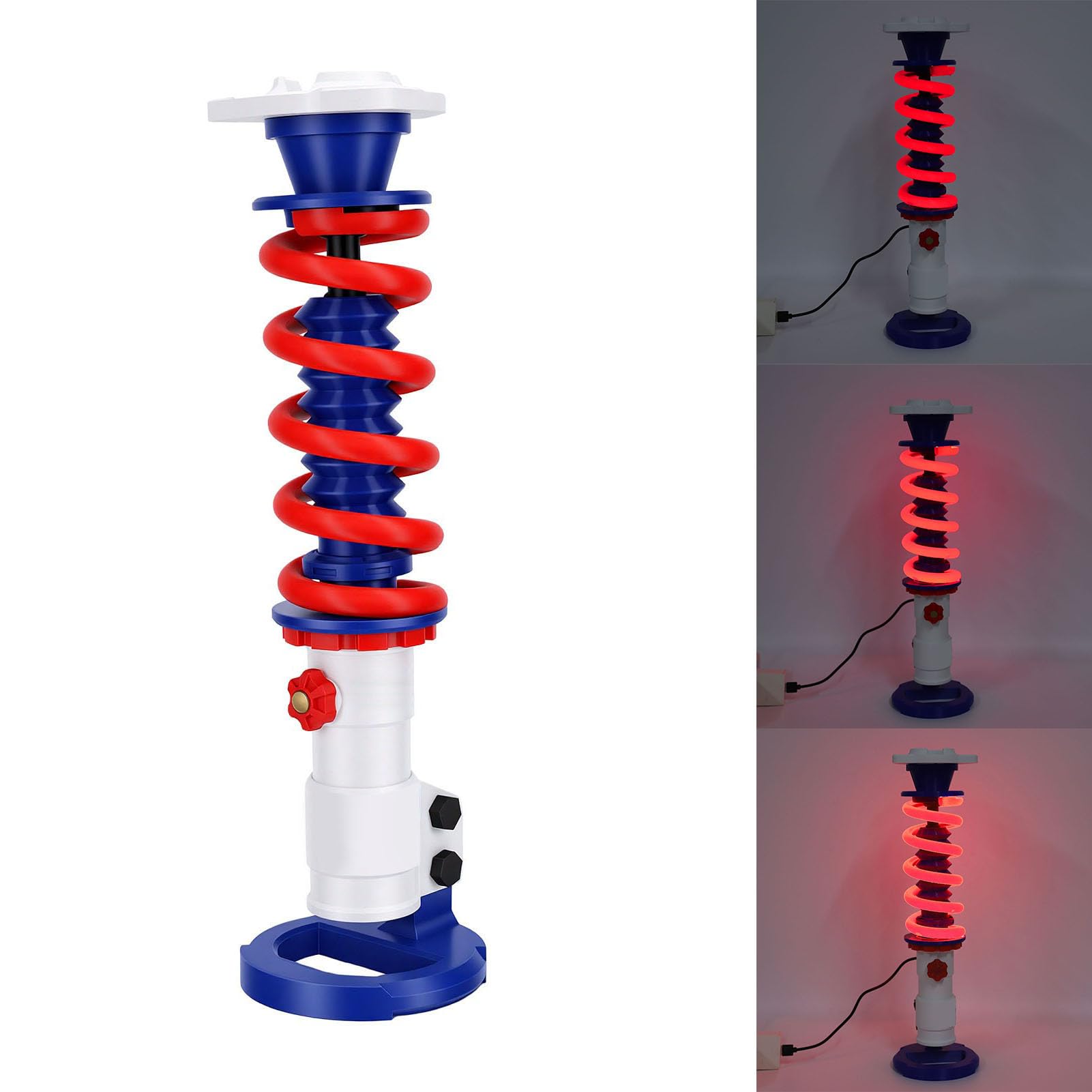 Hyuduo Tischlampe, 3D-gedruckter Industriestil