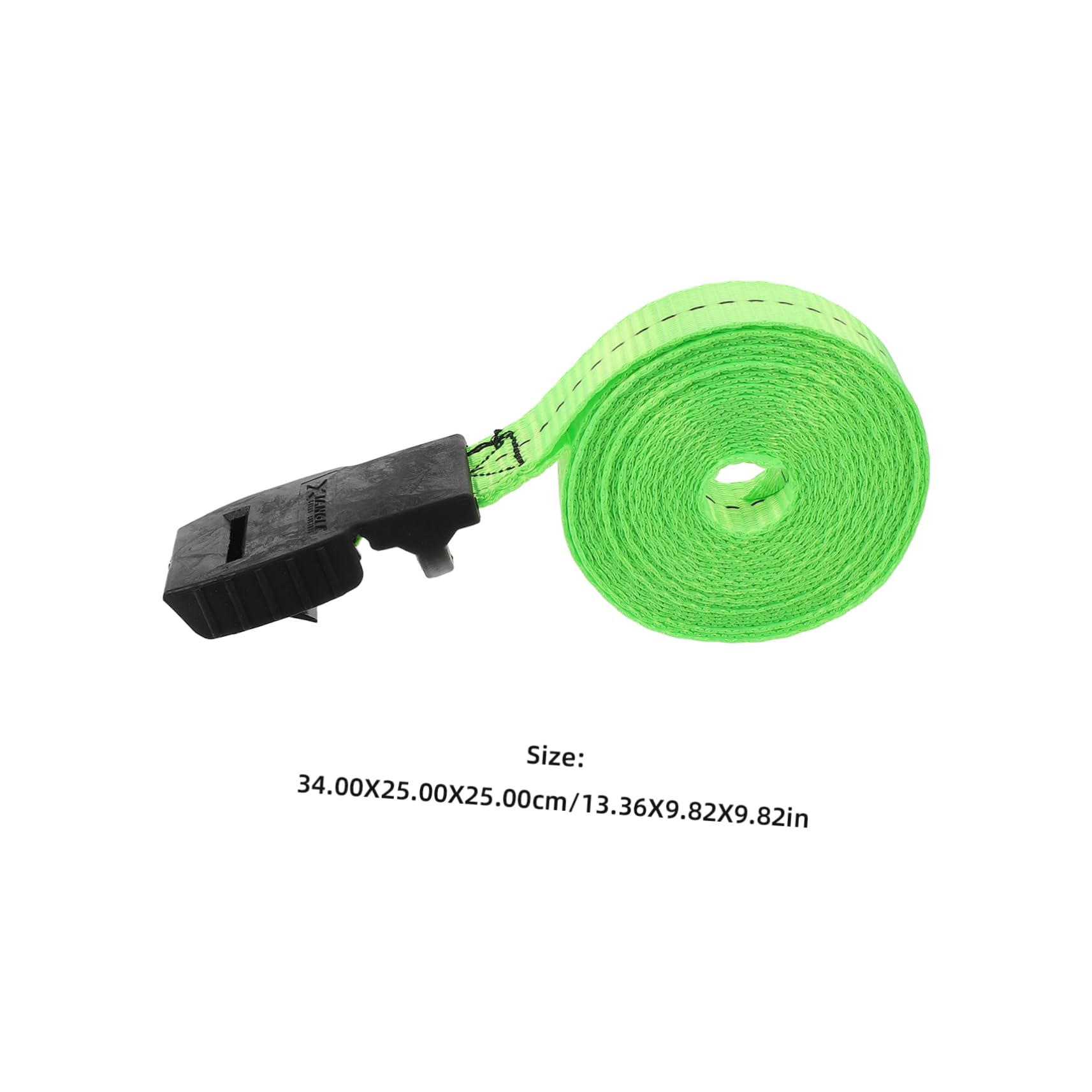 Mikinona Fluorescent Green Lashing Straps Durable Tie Down Straps with Ratchet for Secure Cargo Transport Cinch for Kayaks Trailers Motorcycles and Roof Racks