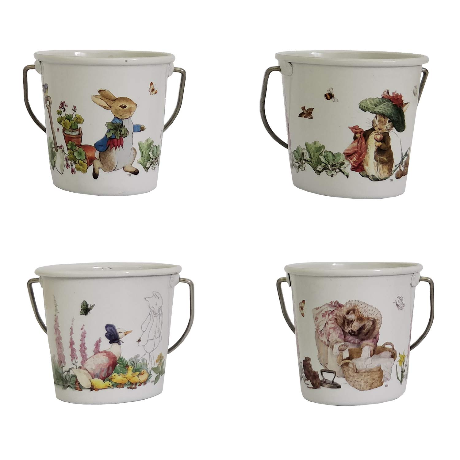 Peter Rabbit Egg Cup Pails Set of 4