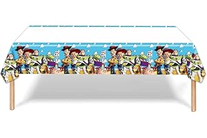 Toy Story Tablecloth for Kids' Blue Birthday Party