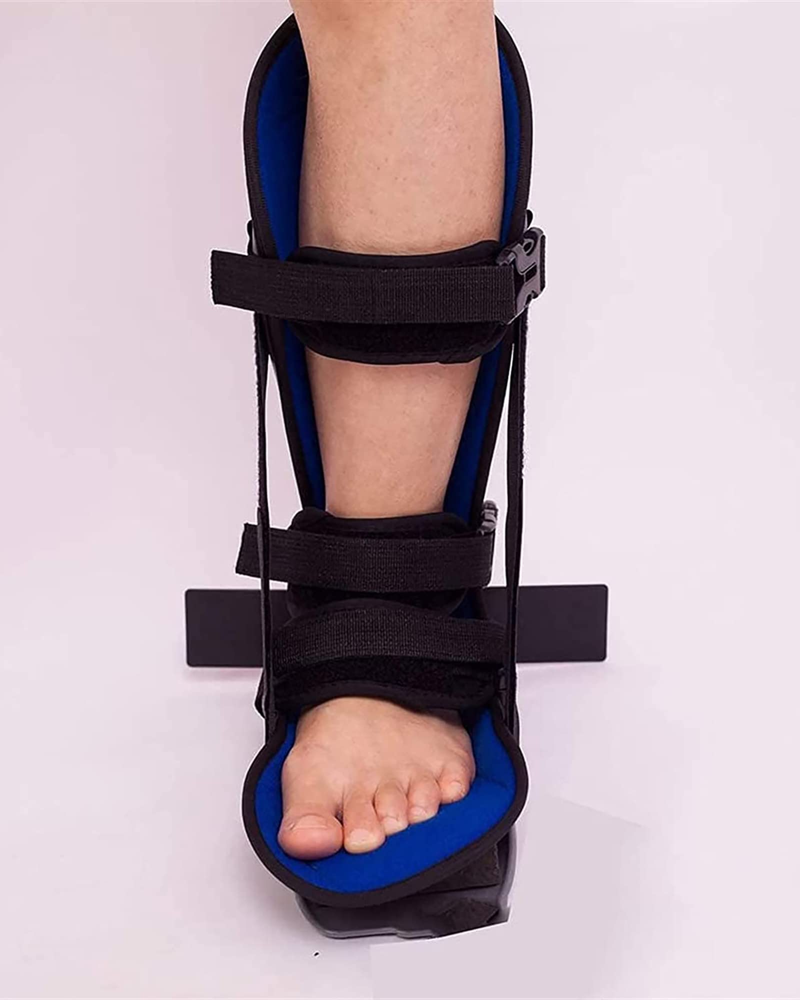 Estabilizador de ortesis para fascitis plantar, soporte nocturno para estiramiento, férula para dormir, para aliviar el dolor, M (L)