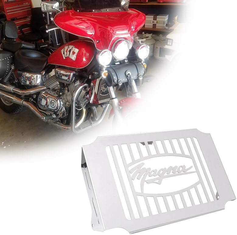 New Radiator Cover Guard Grill Grille Shrouds Cooler Protector Compatible With Honda Magna VF 750 VF750 1994-2004 (Name)
