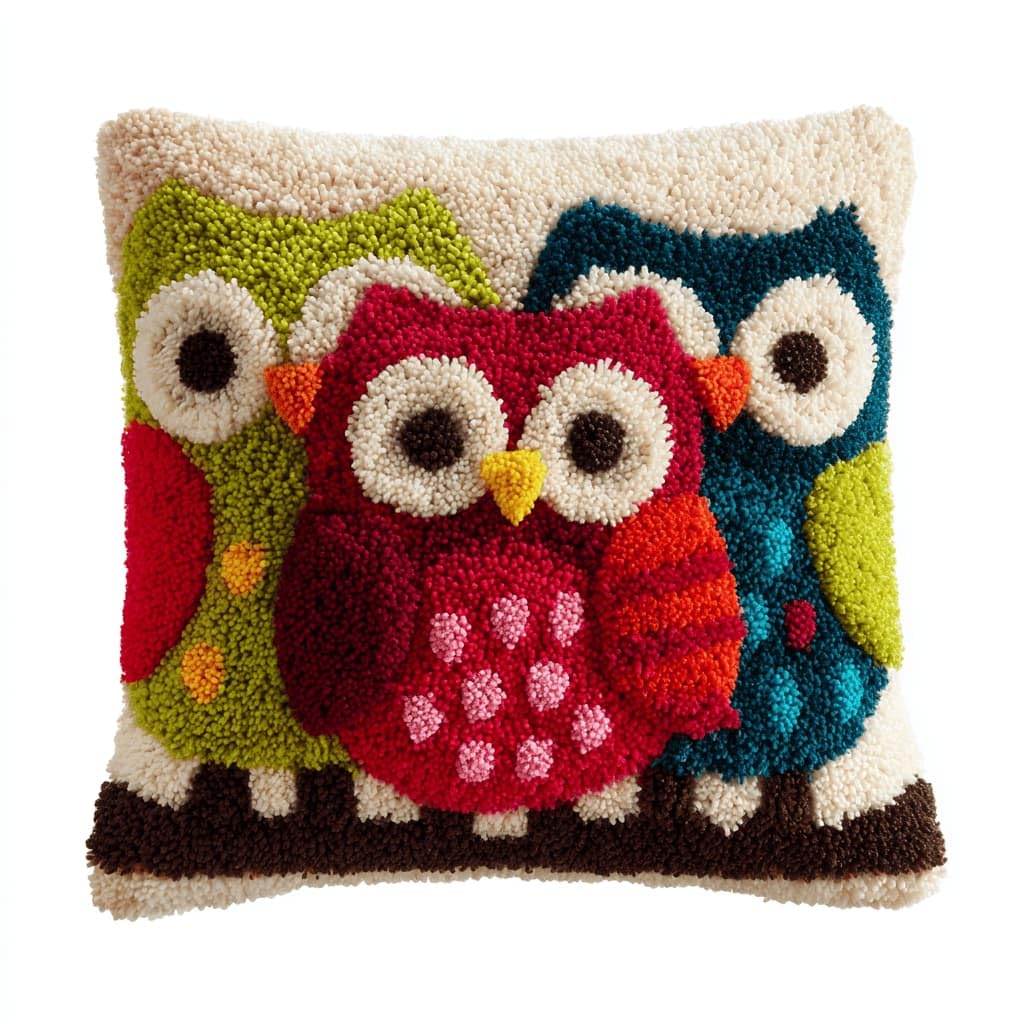Kitquiver Latch Hook Kits Owl for Adults