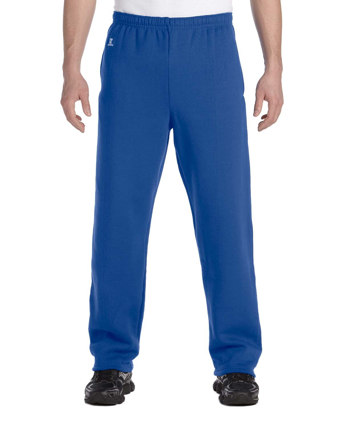 Russell Athletic Men's Dri-Power Open Bottom Sweatpants with Pockets  (Retired Colors)