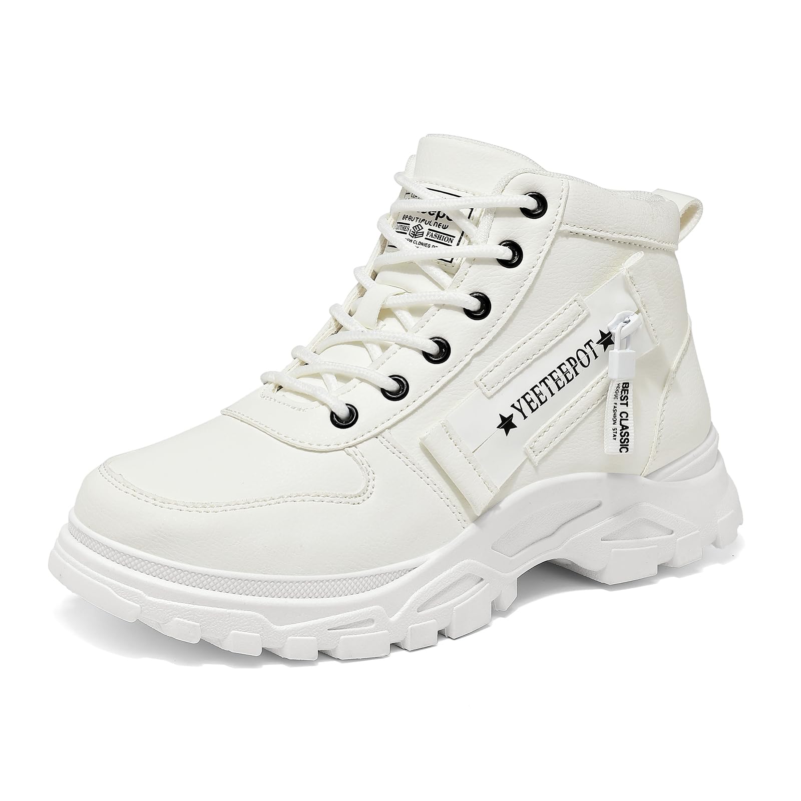 Botas Mujer Cómodos Cordones Botines | Antideslizante Trekking Zapatos Casual Caminar Boots Aire libre Deportivo Zapatillas
