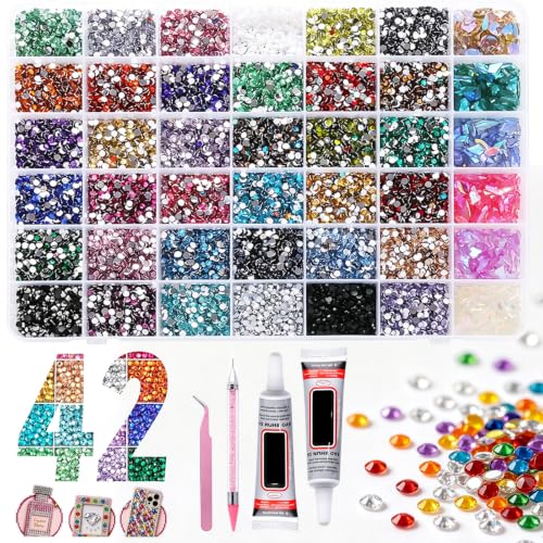 Kit de diamantes de imitación para decorar sin esfuerzo con pegamento preciso 1