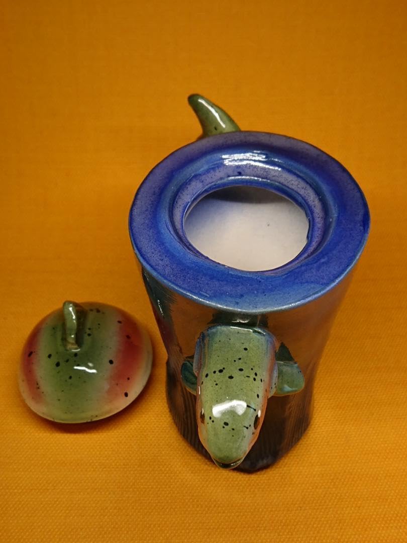カップ　サカナ　陶器　オブジェ　置物　インテリア　工芸品　美術品　A1515 Amazon.co.jp: カップ サカナ 陶器 オブジェ 置物 インテリア