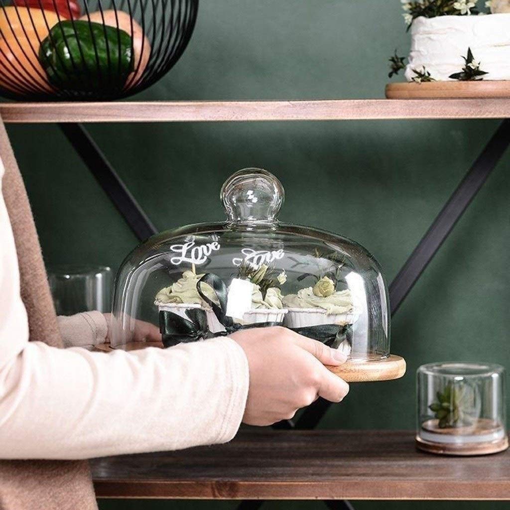 Présentoir à Gâteaux Avec Couvercle En Forme De Dôme De 24 Cm