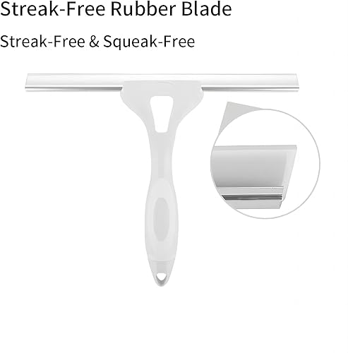 Miniatura 4 de CQT Limpiador de limpiaparabrisas para ventana de automóvil limpiador de vidrio herramienta de limpieza de ventanas para interiores y exteriores