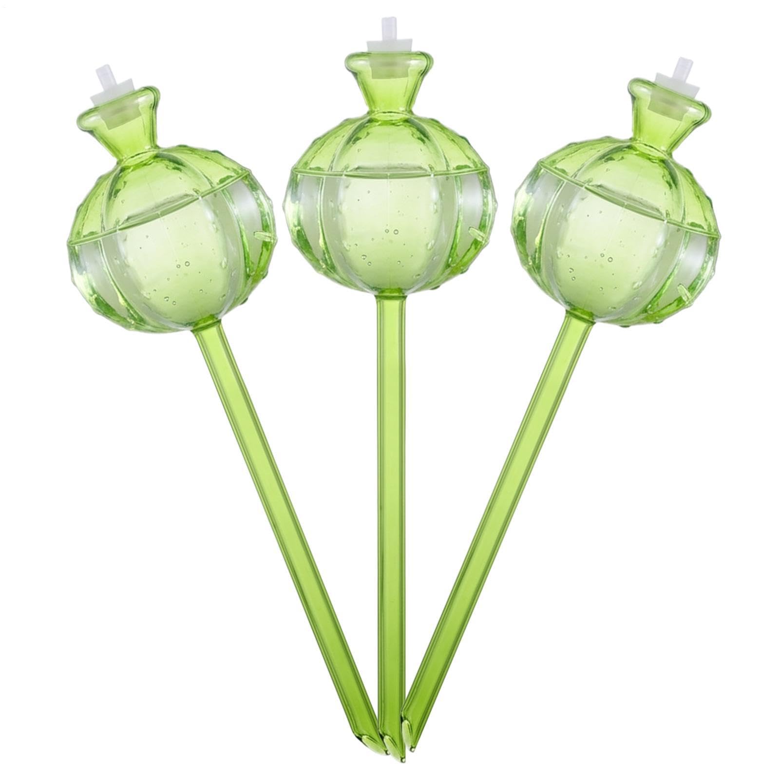 Self Watering Spike, Slow-Release Drip Irrigation, 3 Pieces, Automatic Plant Waterer, Pot Irrigation Tool, Consistent Moisture Delivery, for Houseplants Flowers Balcony