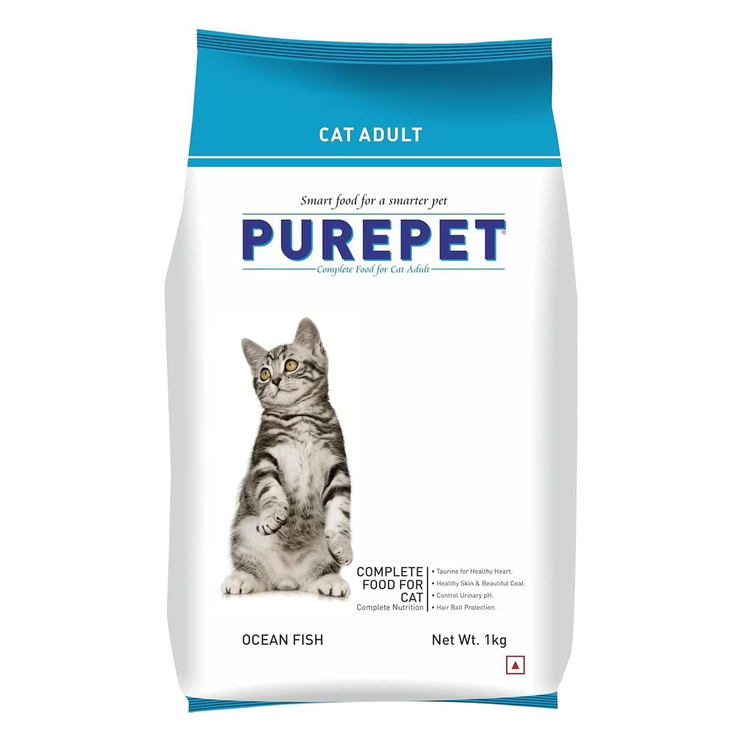 Purepet Ocean Fish Adult Dry Cat Food, 1 kg