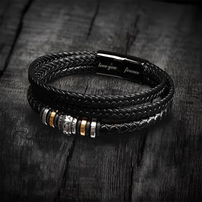 Pulsera para Hombre en Acero Inoxidable con Mensaje Inspirador miniatura 5