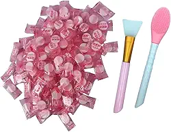 30un Máscara Descartável Desidratada e Pincel Limpeza Facial