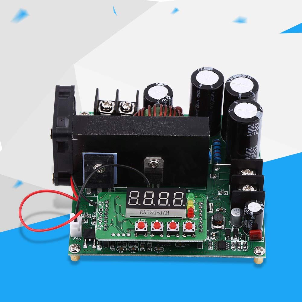 Convertitore boost, 0-15A 900W DC Controllo preciso alta tensione fai-te Modulo regolatore 8-60 V a 10 V-120 V con display a LED, regolatore di potenza