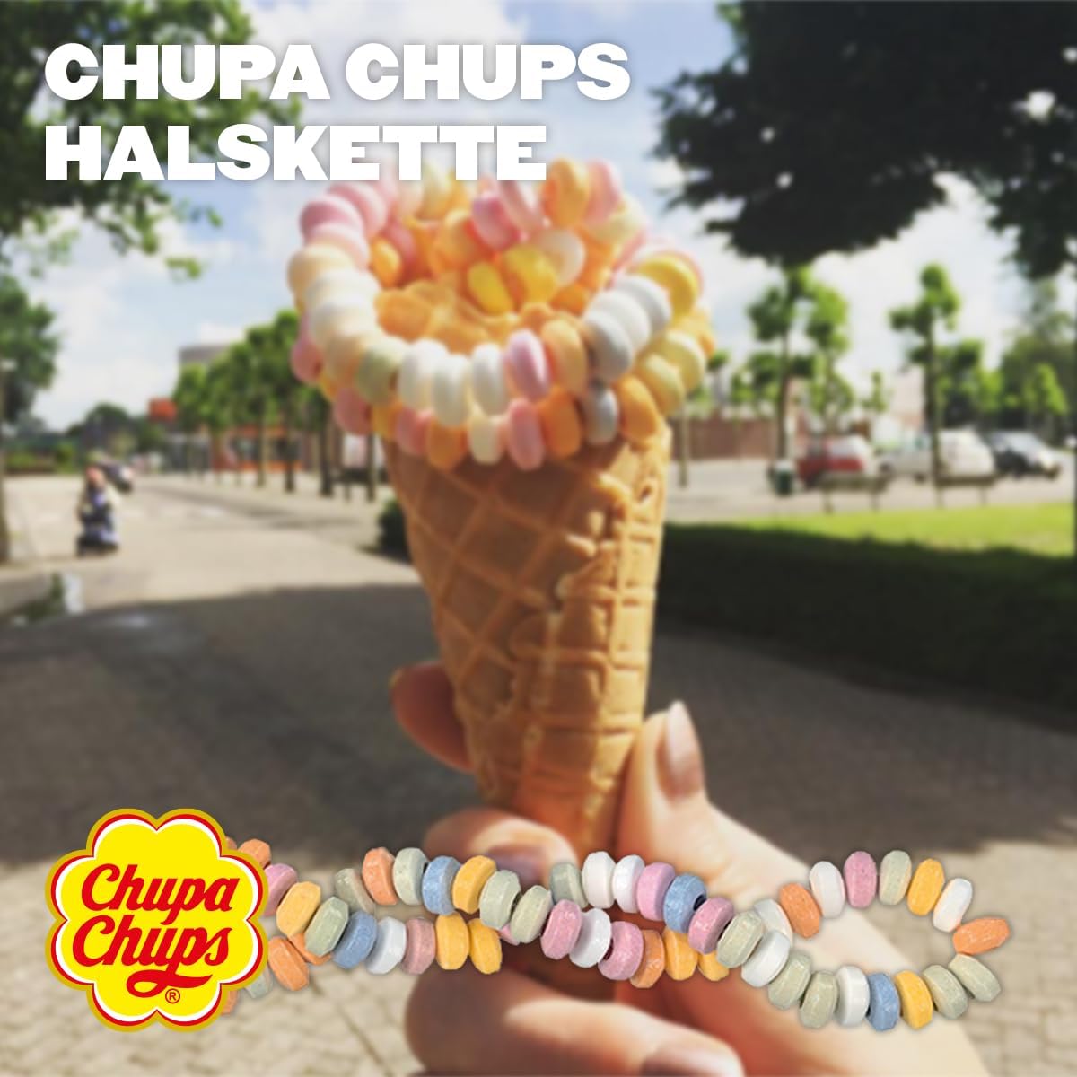 Chupa Chups Kinder Süßigkeiten Mix, 150-teilig mit Lollis, Kaugummis & Bonbons von Mentos, Center Shock, Fruittella usw., geeignet für Geburtstag & Weihnachten
