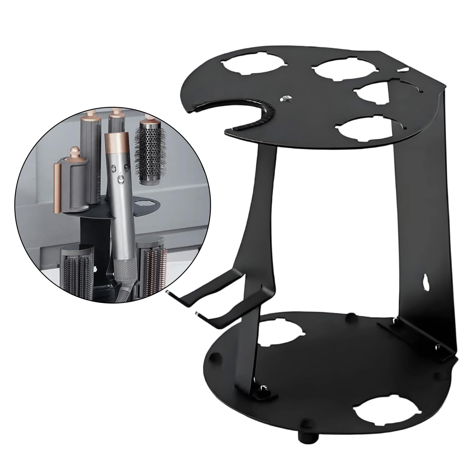 Generisch Stabiler Haar Styling Ständer für Flache Lockenwickler und anderes beheiztes Zubehör Halterung für den Desktop Lockenstab