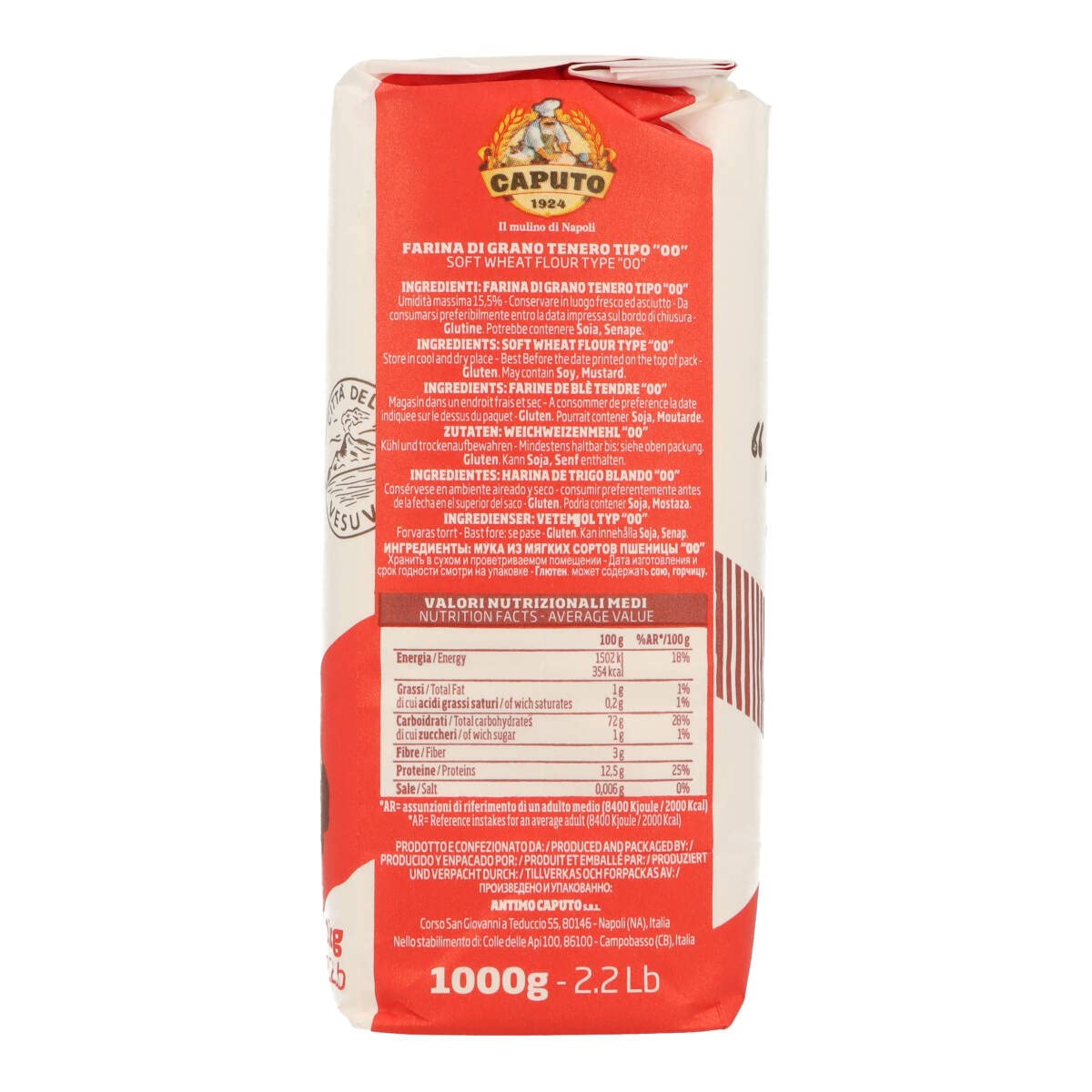 Molino Caputo Pizzamehl Set - 8kg Pizzeria und 2kg Semola
