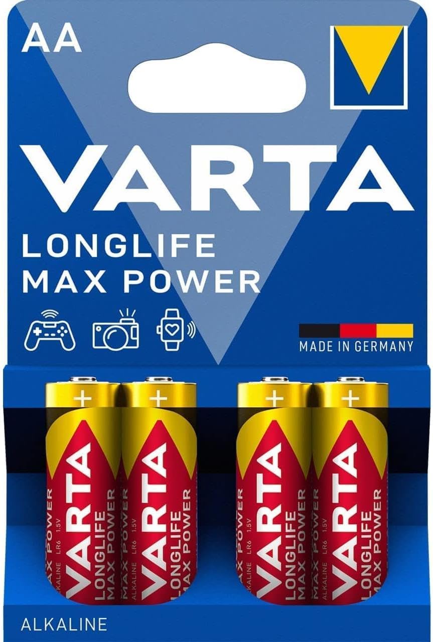 12 X Varta Longlife Max Power / Max Tech 4706 AA Mignon LR6 1,5 V - 3 X 4er