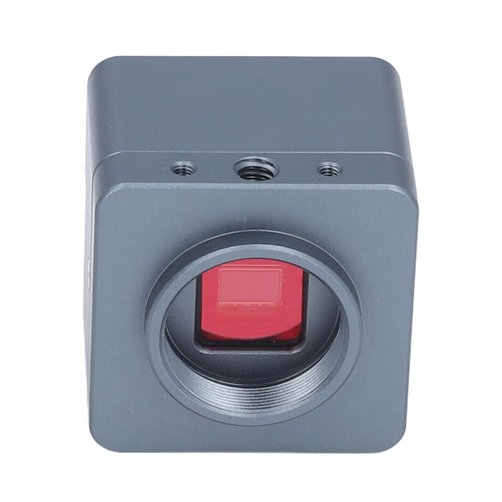 FTVOGUE Cámara de Microscopio Electrónico Cámara de Microscopio Digital de Aleación de Aluminio 4K 8MP Ocular de Montaje USB C con Adaptador 1X para Imágenes de Laboratorio de Inspección de Estéreo
