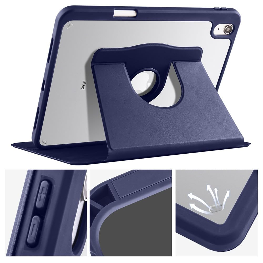 Generic etui kompatybilne z Xiaomi Redmi Pad 2 (kolor: Greyselected) inteligentne etui obrotowy stojak skórzany silikonowy twardy pokrowiec