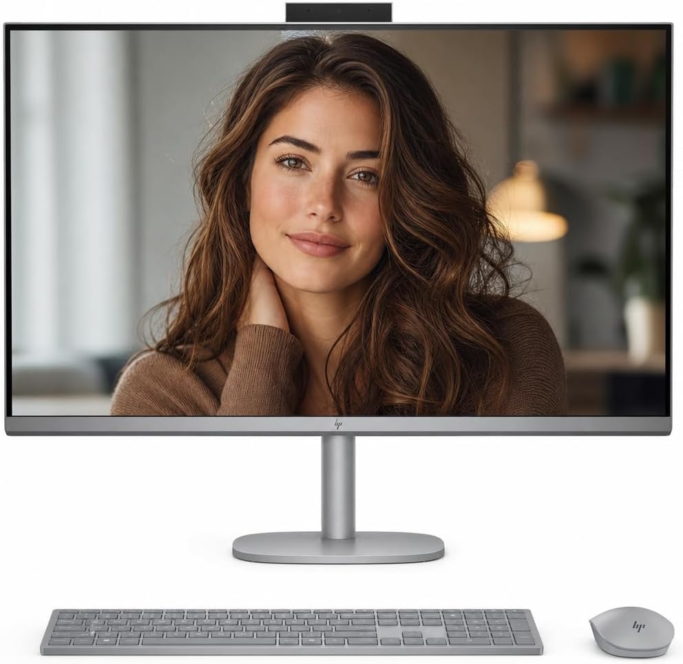 Image of HP OmniStudio X All-in-One Desktop Computer GeForce RTX 4050 31.5 inch 4K UHD Display Ultra 7 155H Win 11 Pro 2TB SSD 128GB RAM 2 Years CPS Warranty