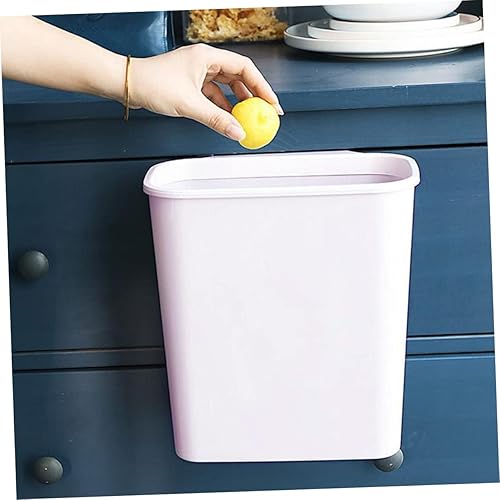Miniatura 5 de Alipis Contenedor de basura colgante para armario, caja de basura de un galón, cubo de basura de cocina, contenedor de basura para el hogar,