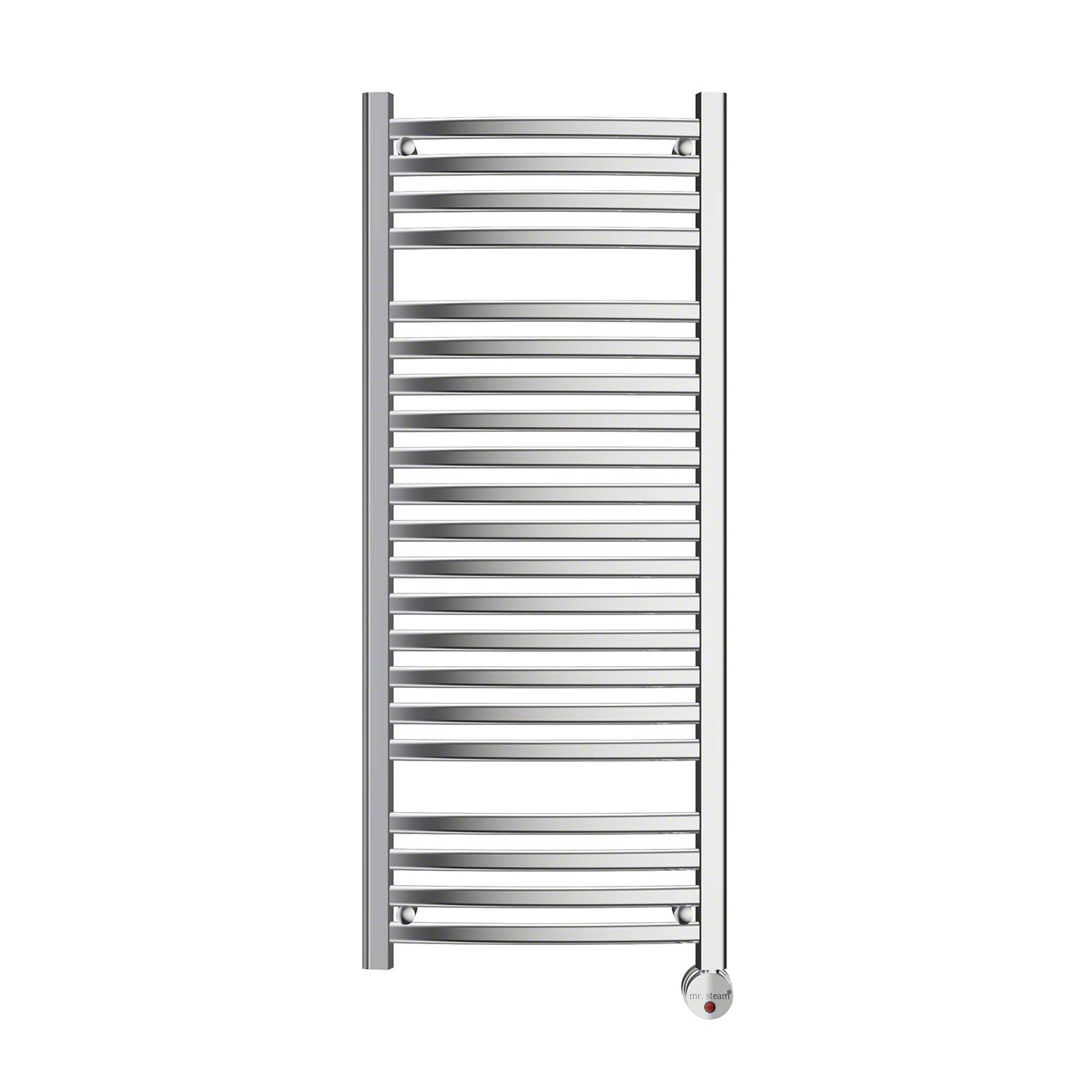 Mr. Steam W248TPC W248 21-Bar Wall Mounted Electric Towel Warmer with Digital Timer in Polished Chrome