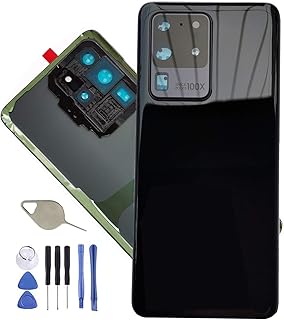 s20 Ultra Rear Back Glass Cover Replacement for Samsung Galaxy S20 Ultra 6.9" LTE G988B/DS,S20 Ultra 5G SM-G988(Not fit for S20+ 6.7",Not for S20 6.2"